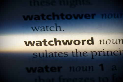 watchword